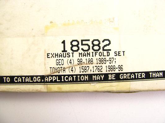 Corteco 18582 Exhaust Manifold Gasket Set for 1988-1997 Toyota Geo 1.6L 1.8L