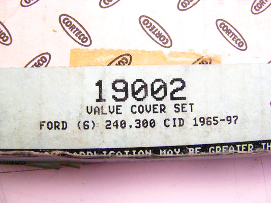 Corteco 19002 Engine Push Rod Gasket Set for 1965-1996 Ford 240 300-I6