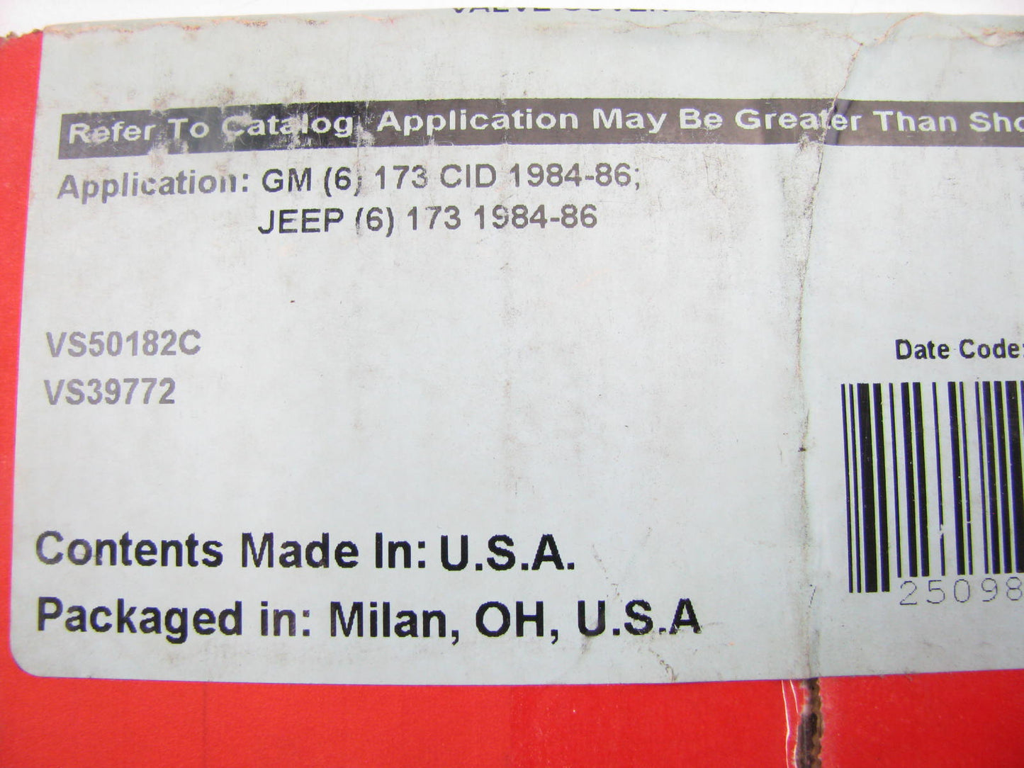 Corteco 19511 Valve Cover Gasket Set For Jeep, GM   2.8L-V6 1980-1986