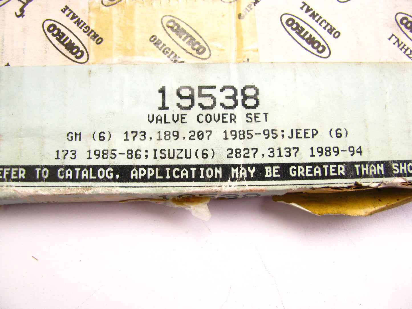 Corteco 19538 Engine Valve Cover Gasket Set 1985-1995 GM 2.8L 3.1L-V6