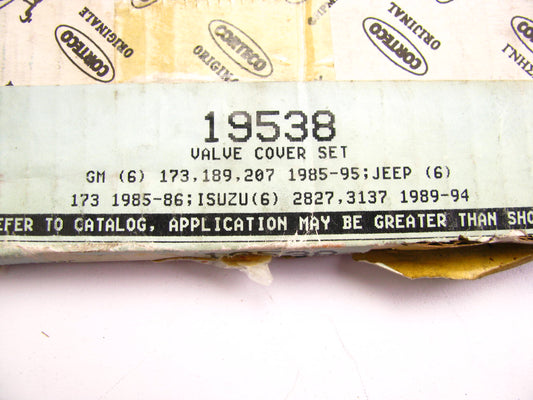 Corteco 19538 Engine Valve Cover Gasket Set 1985-1995 GM 2.8L 3.1L-V6