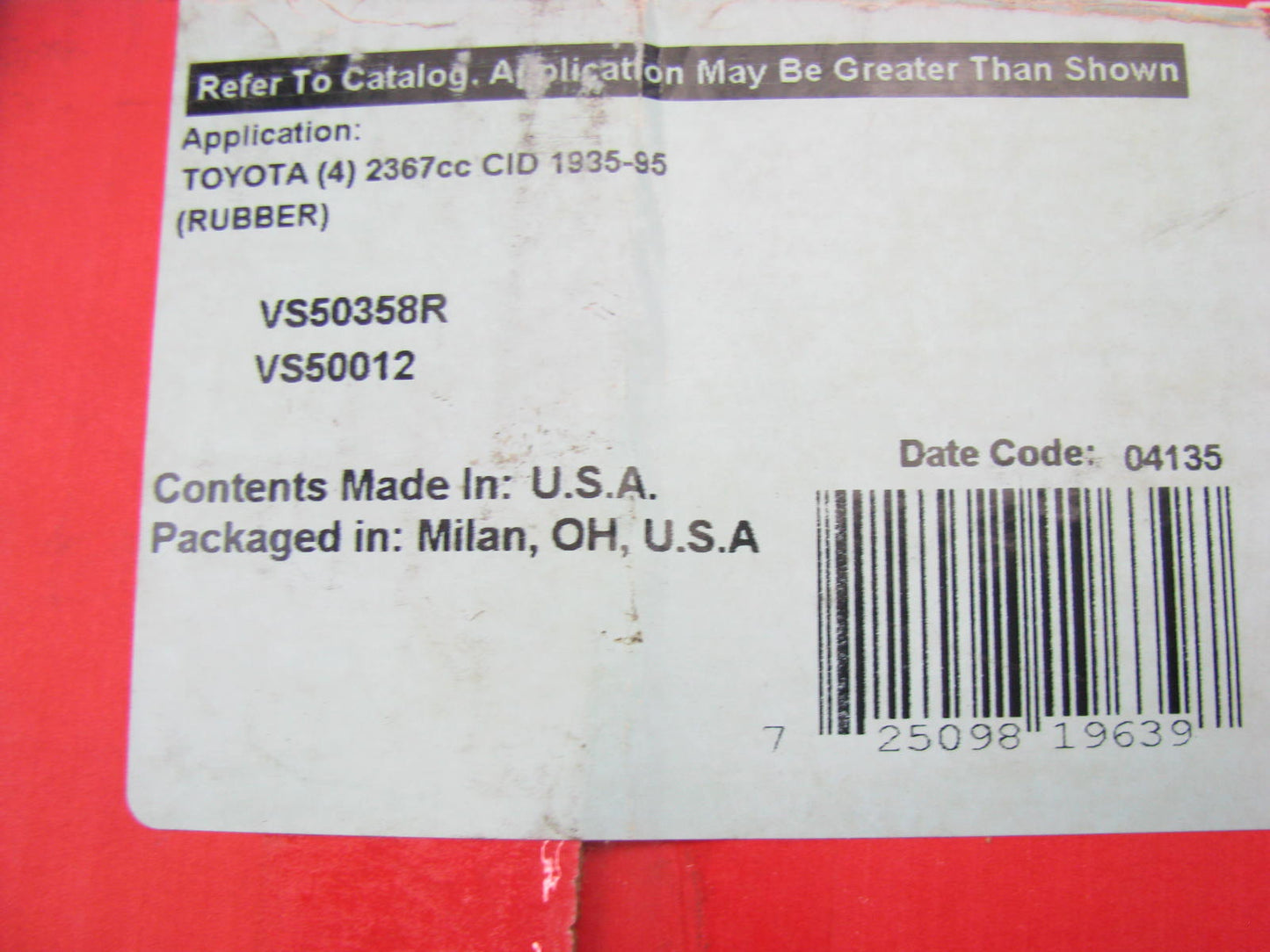 Corteco 19639 Engine Valve Cover Gasket Set - 1985-1995 Toyota 2.4L 22RE