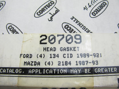 Corteco 20709 Engine Cylinder Head Gasket for 1987-1993 Ford Mazda 2.2L-L4
