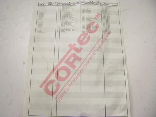 INCOMPLETE Corteco 21723 Cylinder Head Gasket Set - W/O HEAD GASKET