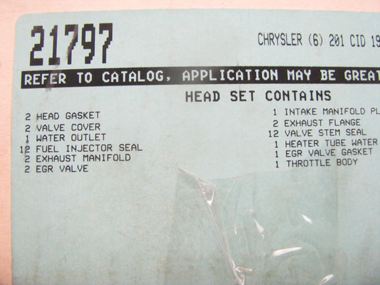 Corteco 21797 Cylinder Head Gasket Set For 1990-2000 Chrysler 3.3L-V6