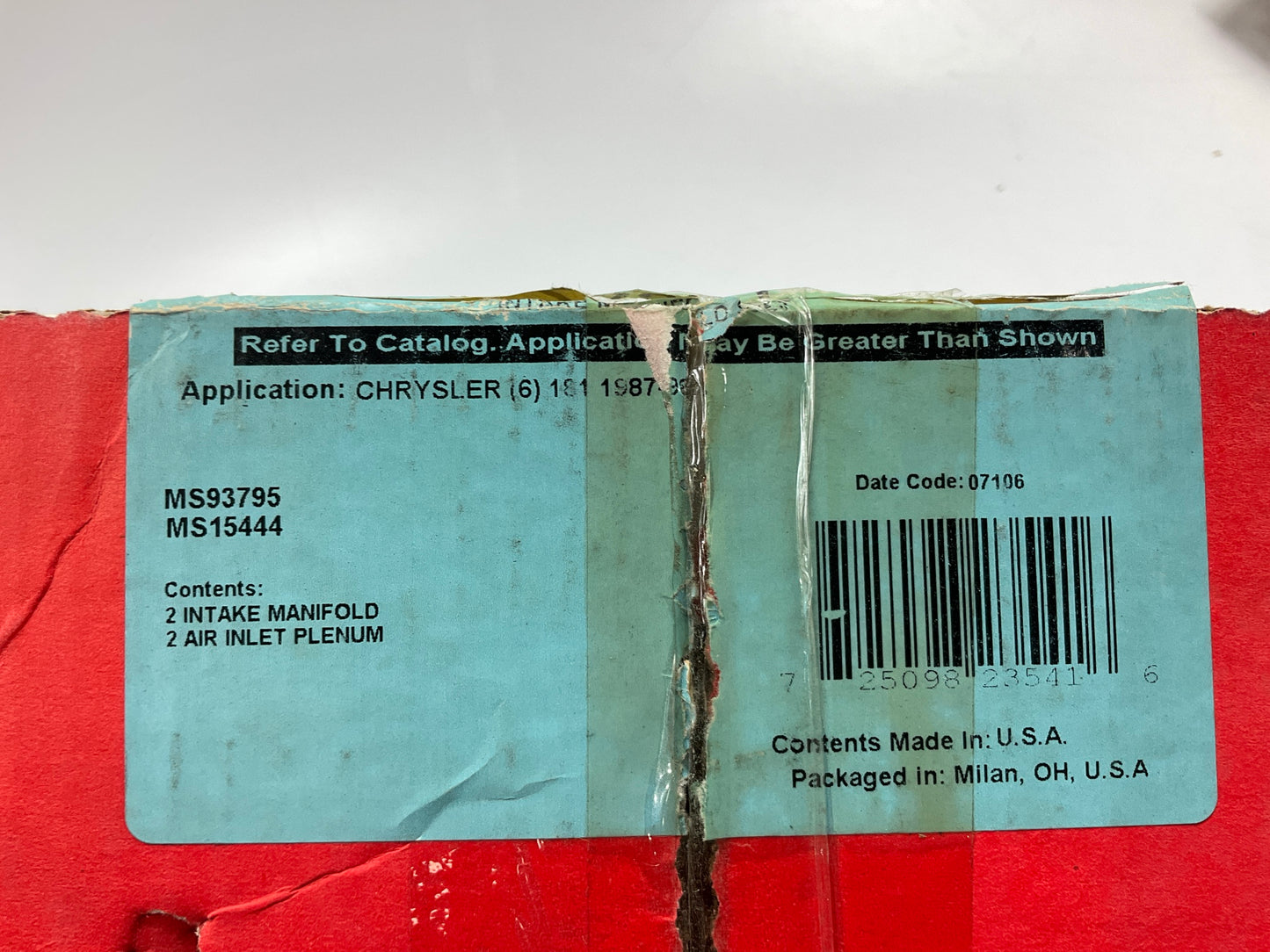 Corteco 23541 Intake Manifold Gasket Set For 1987-2000 Chrysler 3.0L V6