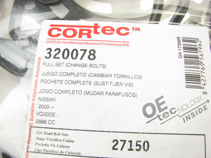 Corteco 320078 Engine Full Gasket Set For 2000-2001 Nissan 3.0L-V6
