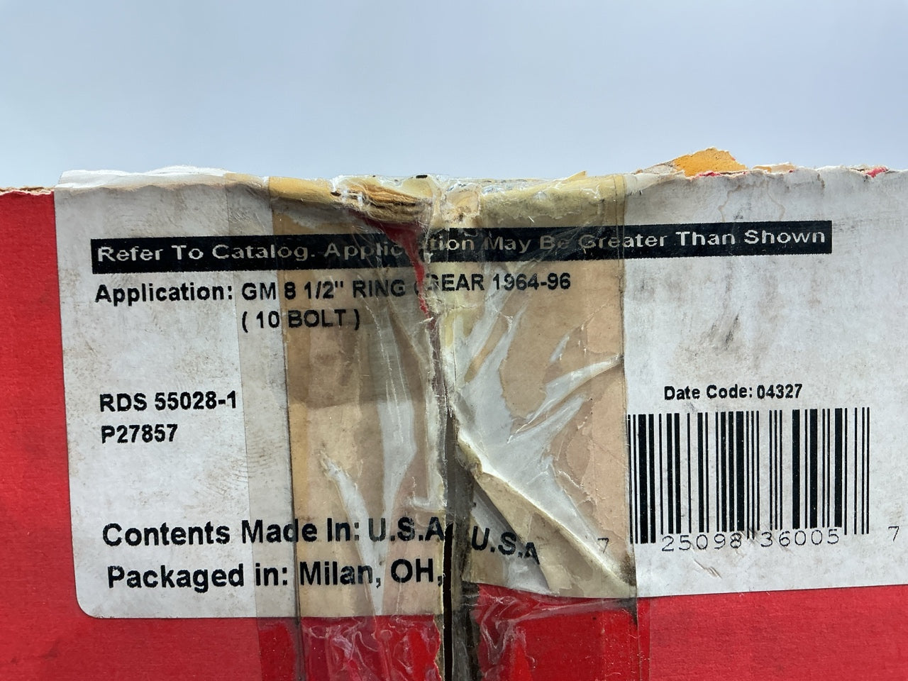 Corteco 36005 Differential Axle Cover Gasket REAR