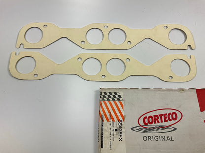Corteco 55409EX Exhaust Header Gasket Set For 1955-87 Chevy SBC W/ Brodix Heads