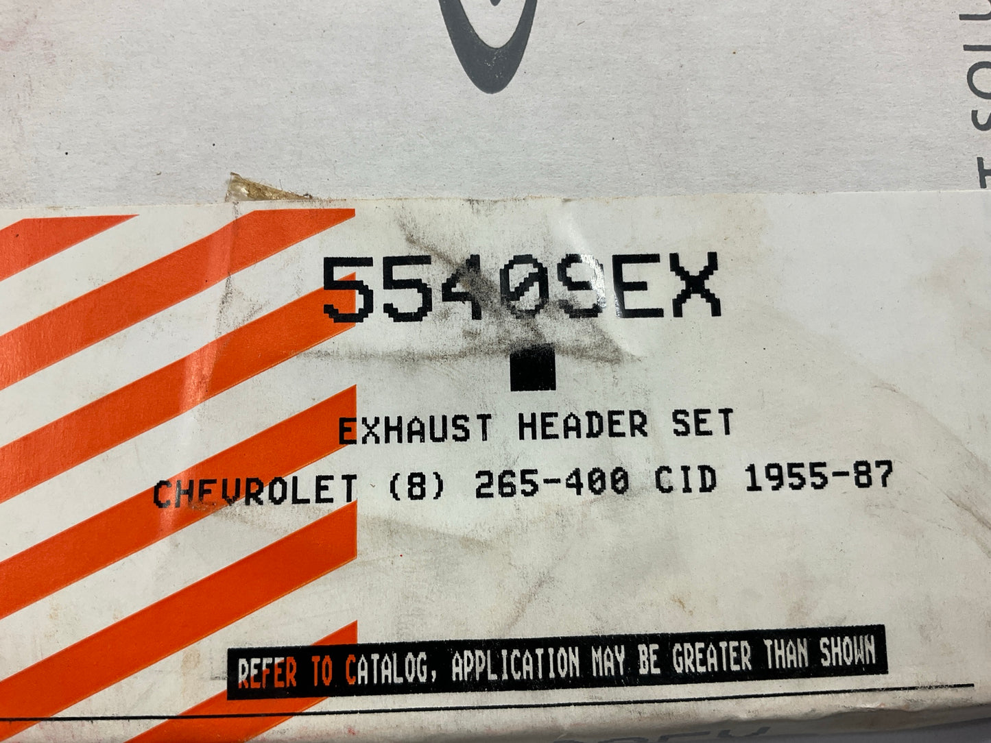 Corteco 55409EX Exhaust Header Gasket Set For 1955-87 Chevy SBC W/ Brodix Heads