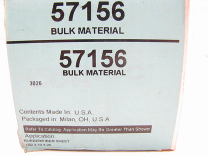 Corteco 57156 Rubber Fiber Gasket Material Sheet - 1/32'' X 10'' X 26''