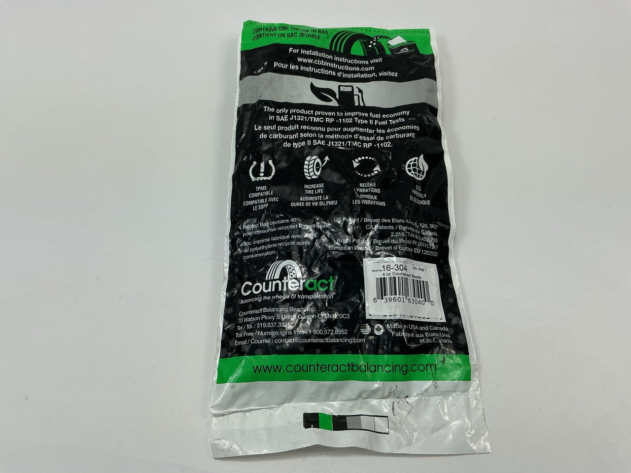 Counteract 040BNB 4 Oz Tire Balancing Beads (10 Bags)