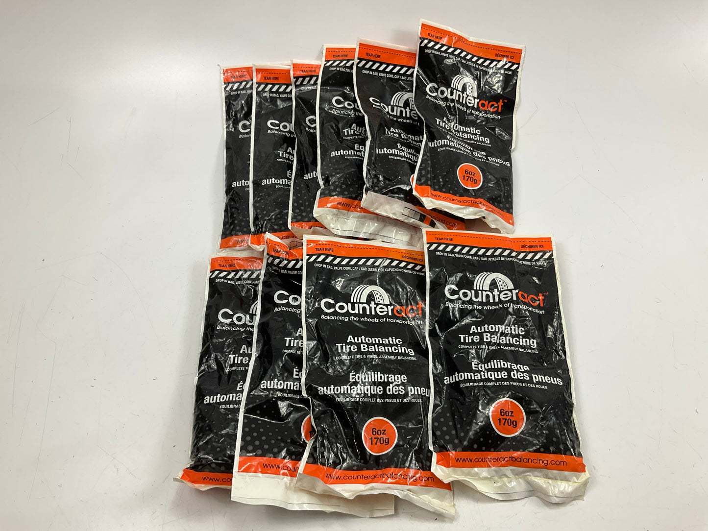 (10) Xtra-Seal 16-306 6 Oz Counteract Balancing Beads - Automatic Tire Balancing