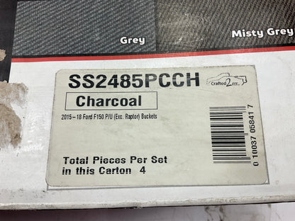 Covercraft SS2485PCCH Front 1st Row Seat Cover Kit - 15-18 Ford F-150, Charcoal