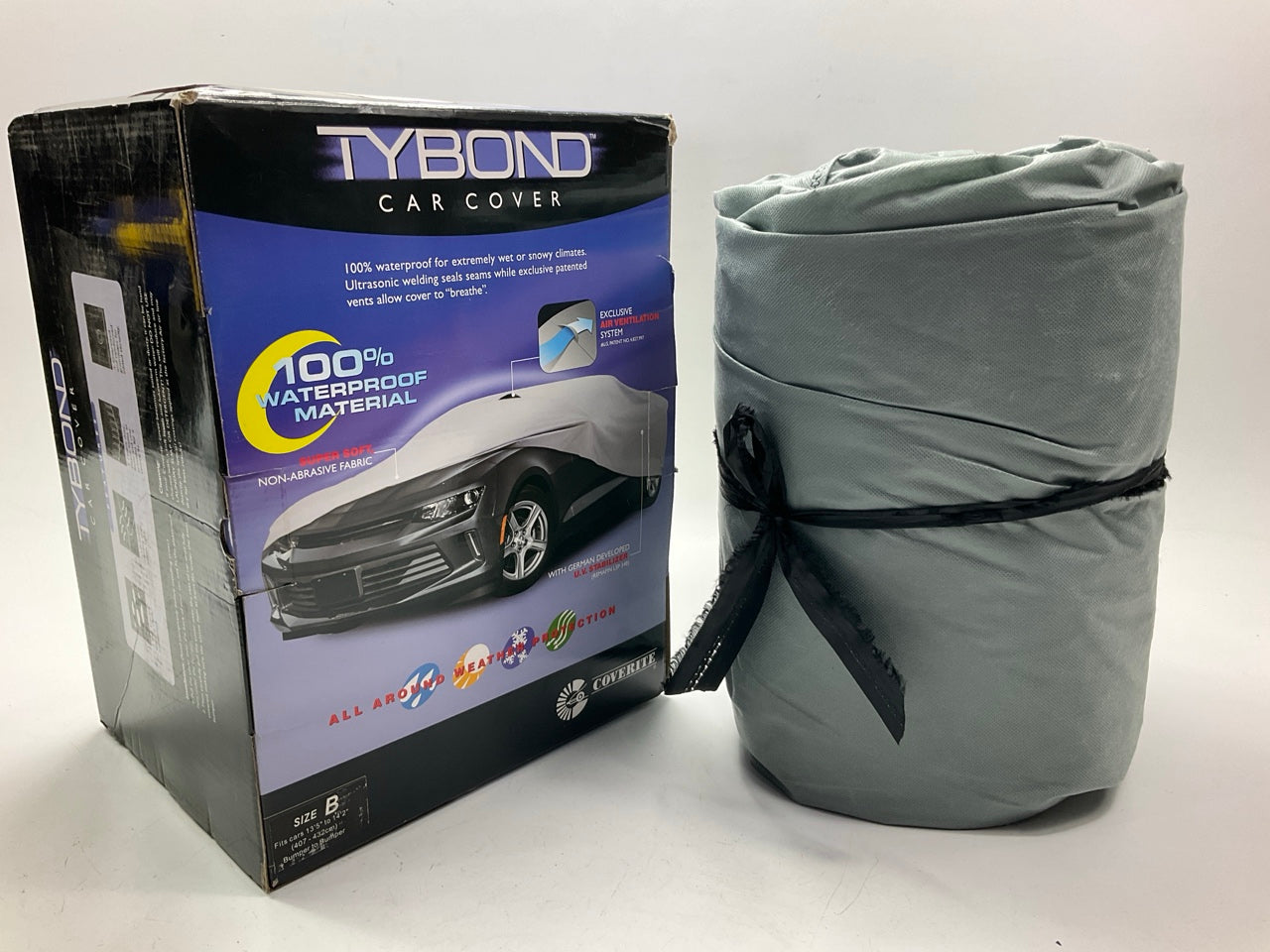 Coverite 10732 Tybond 3 Layer Car Cover For Cars 13'5'' To 14'2'' In Length