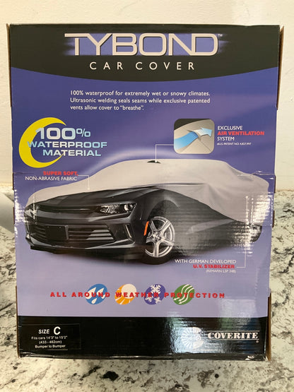Coverite 10733 Tybond Premium Waterproof Car Cover For Cars 14'3'' To 15'2'' Long