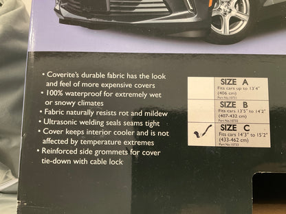 Coverite 10733 Tybond Premium Waterproof Car Cover For Cars 14'3'' To 15'2'' Long