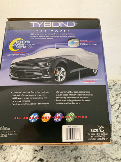 Coverite 10733 Tybond Premium Waterproof Car Cover For Cars 14'3'' To 15'2'' Long