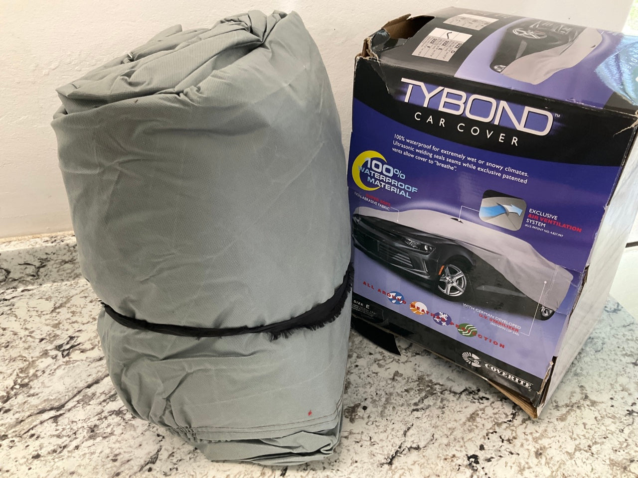 Coverite 10735 Tybond Waterproof Premium Car Cover For Cars 16'4'' To 17'6'' Long