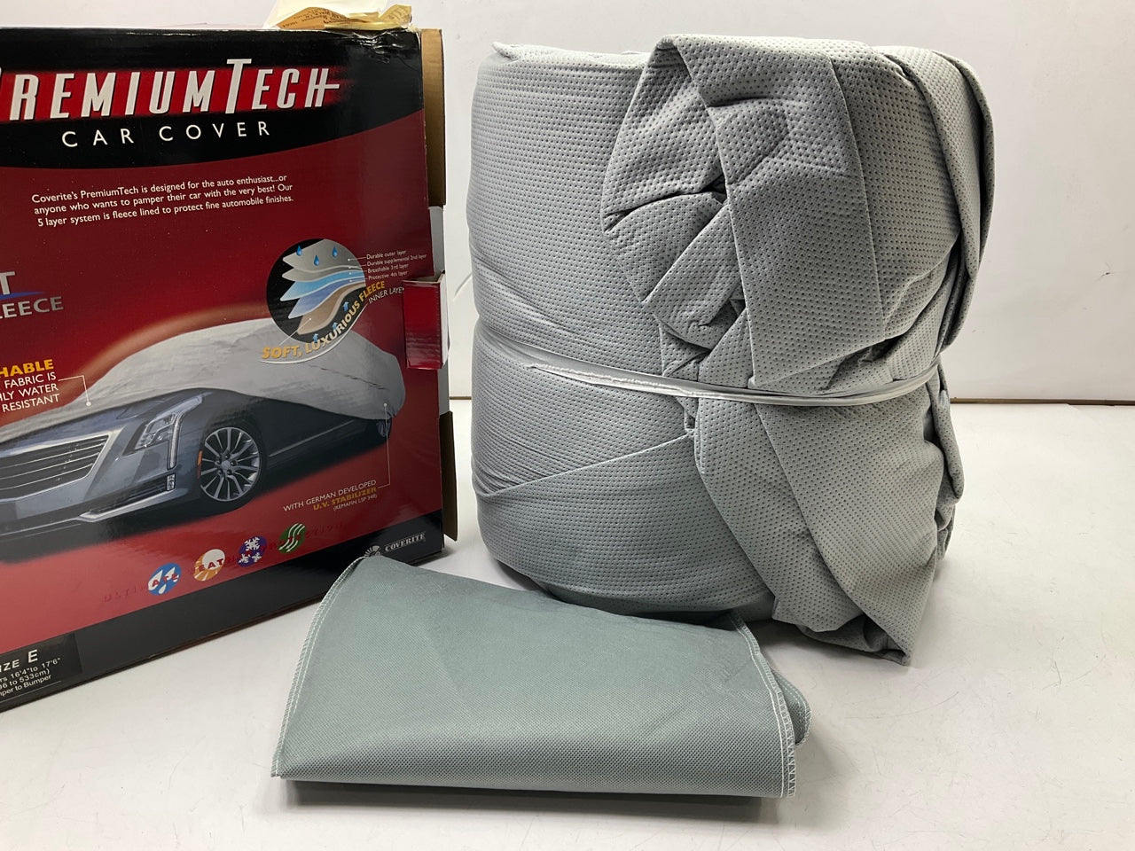 Coverite 10795 Premium Tech Car Cover Size E For Cars 16'4'' To 17'6''