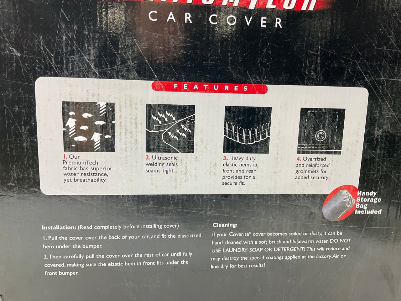 Coverite 10795 Premium Tech Car Cover Size E For Cars 16'4'' To 17'6''