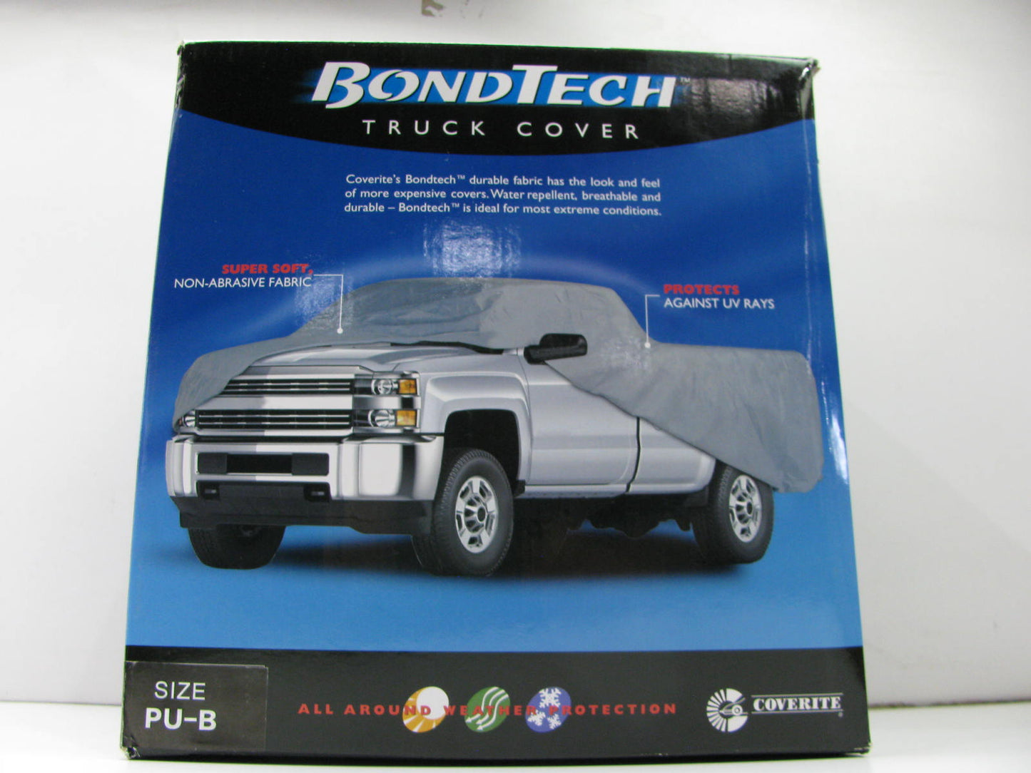 Coverite 11702 Truck Car Cover Full Size Truck With Regular Cab, 6'6'' Short Bed