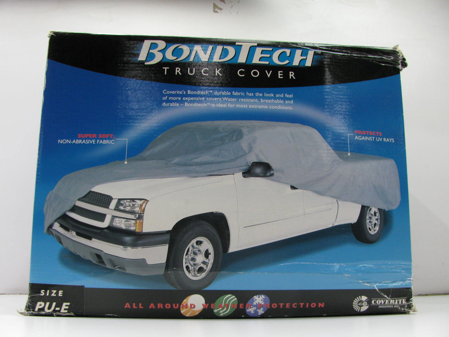 Coverite 11709 Bondtech Car Cover For Pickup Trucks Up To 188'' Long