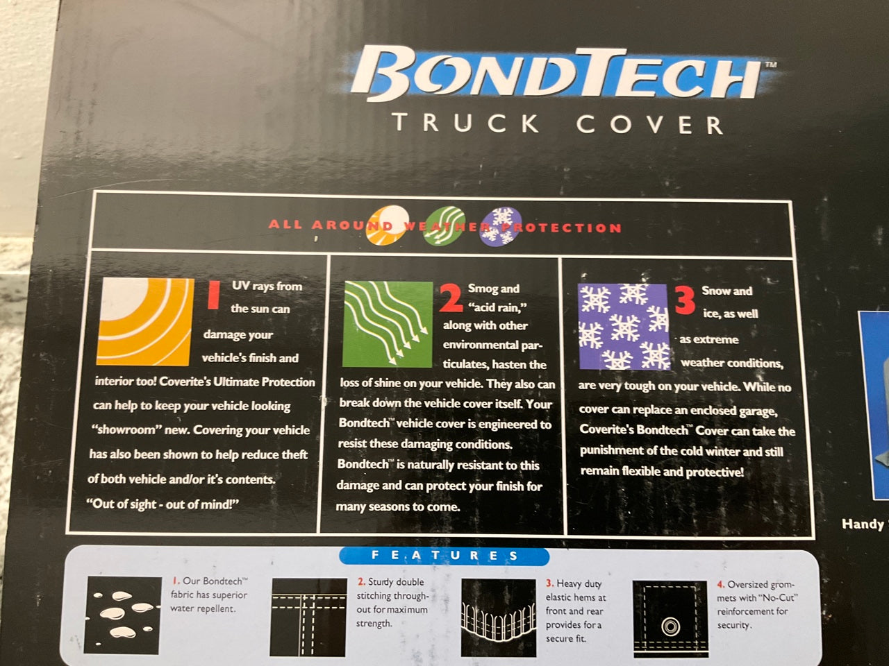 Coverite 11718 Bondtech XLarge Truck Cover, For Pickup Up To 260'' Long W/ Camper