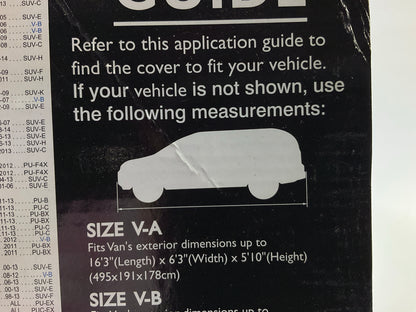 OPEN BOX Coverite 12701 Bondtech Car Cover, Vans Up To 16'3 L X 6'3'' W X 5'10'' H