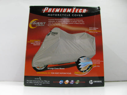 Coverite 13704 Premium LARGE Motorcycle Cover (for Most 750cc To 1100cc Bikes)