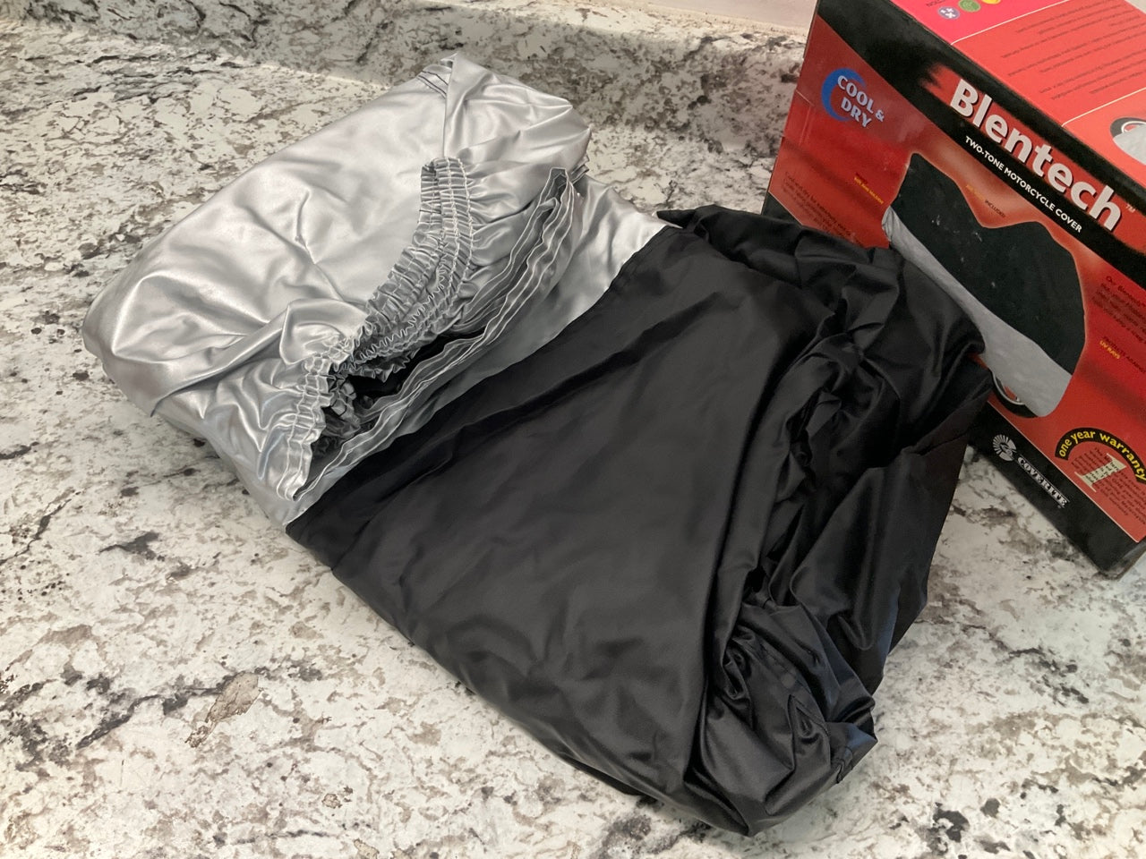 Coverite 13706 Size L Motorcycle Storage Cover, For Most Bikes 750cc-1100cc Size