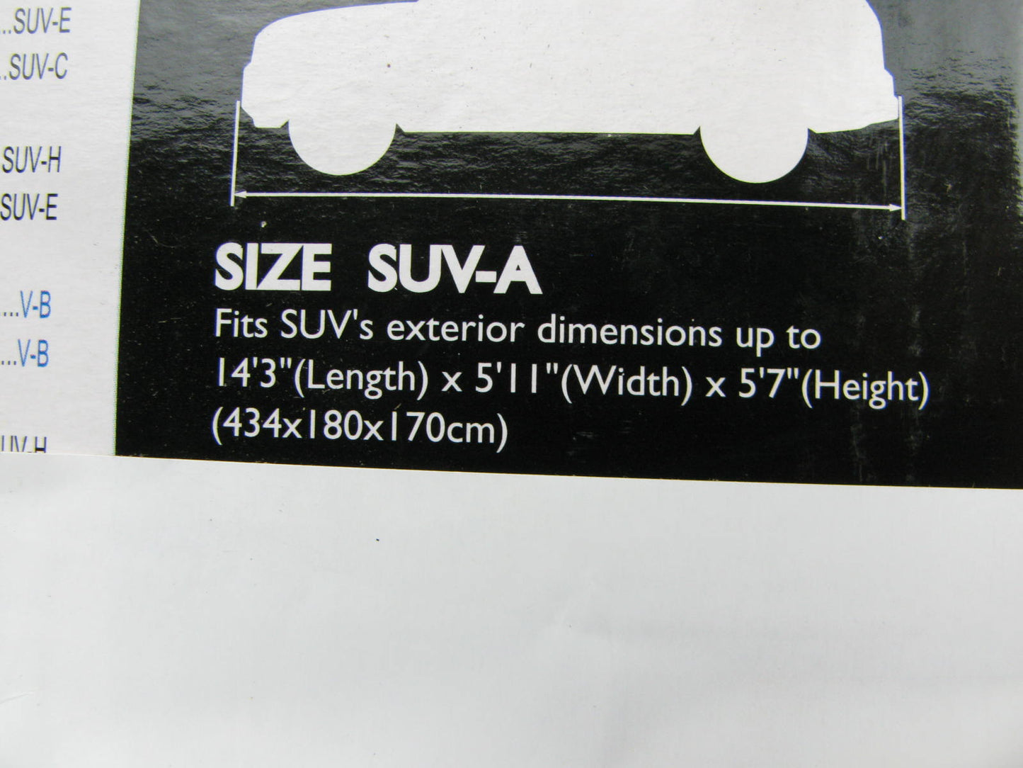 Coverite 14701 Bondtech SUV Car Cover For SUVs Up To 14'3'' L X 5'11'' W X 5'7'' H