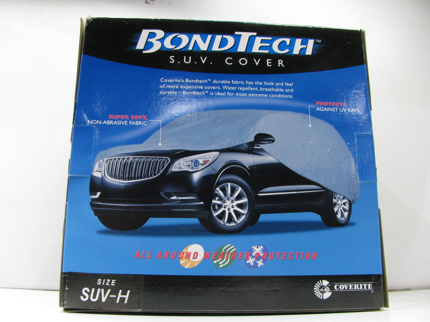 Coverite 14708 Bondtech SUV Car Cover For SUVs Up To 16'1'' L X 6'6'' W X 6'0'' H