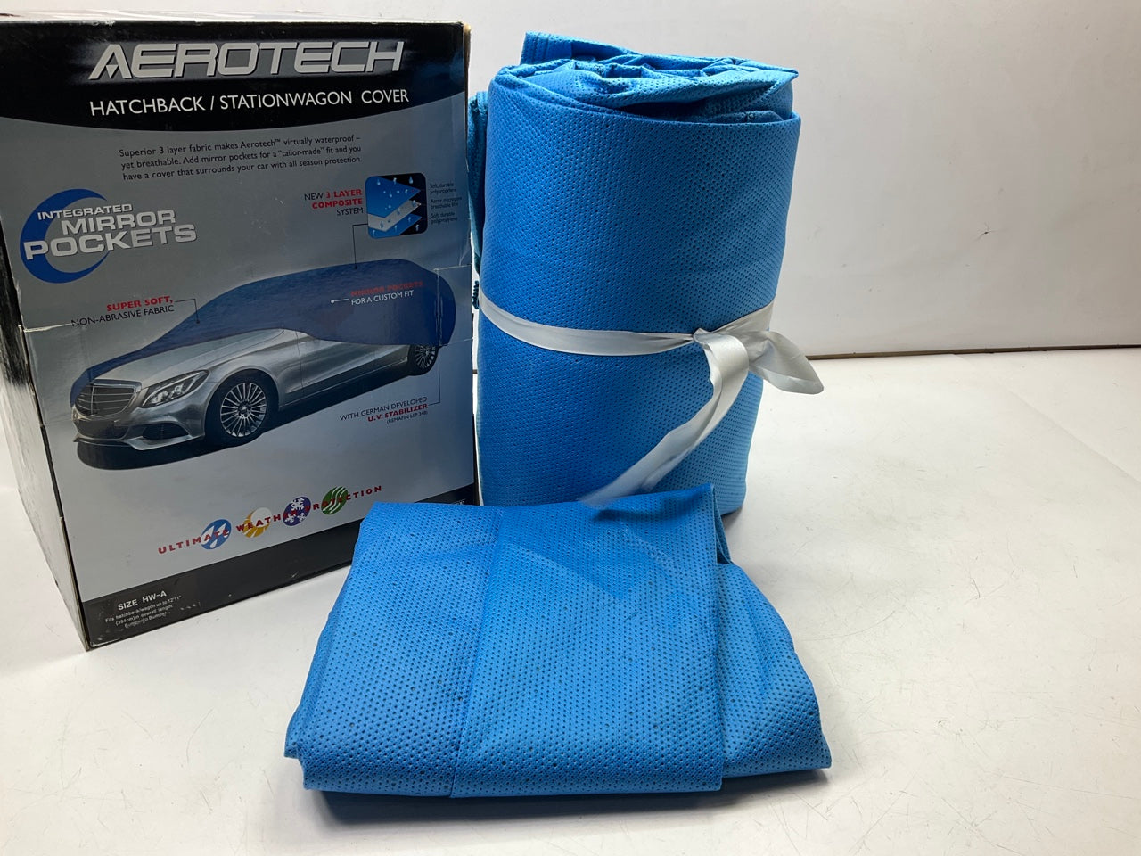 Coverite 16741 Aerotech Car Cover For Hatchback / Wagon Up To 12'11 Long