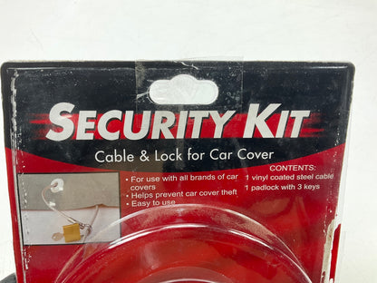 Coverite 20200 Lock & Cable Security Kit For Coverite Car Covers, Prevent Theft