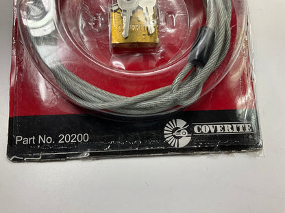 Coverite 20200 Lock & Cable Security Kit For Coverite Car Covers, Prevent Theft