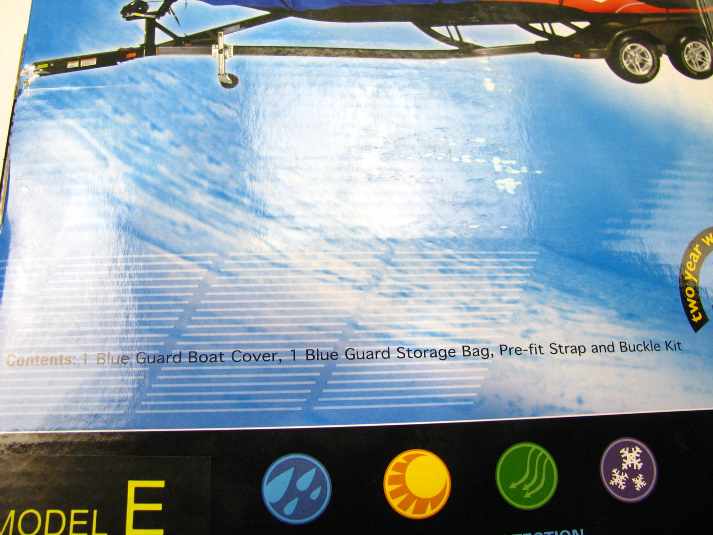 Coverite 30315 Model E Blue Guard Boat Cover For 20'-22' Boats
