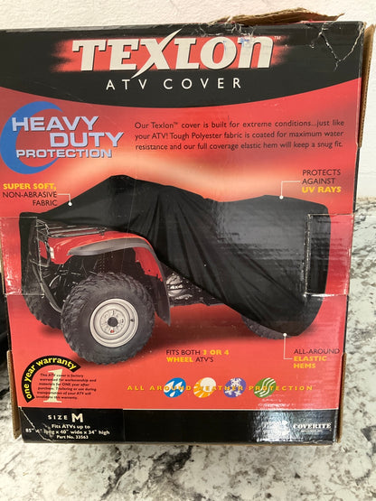Coverite 33563 ATV UTV 4-wheeler Storage Cover Medium Up To 85'' L X 40'' W X 34''H