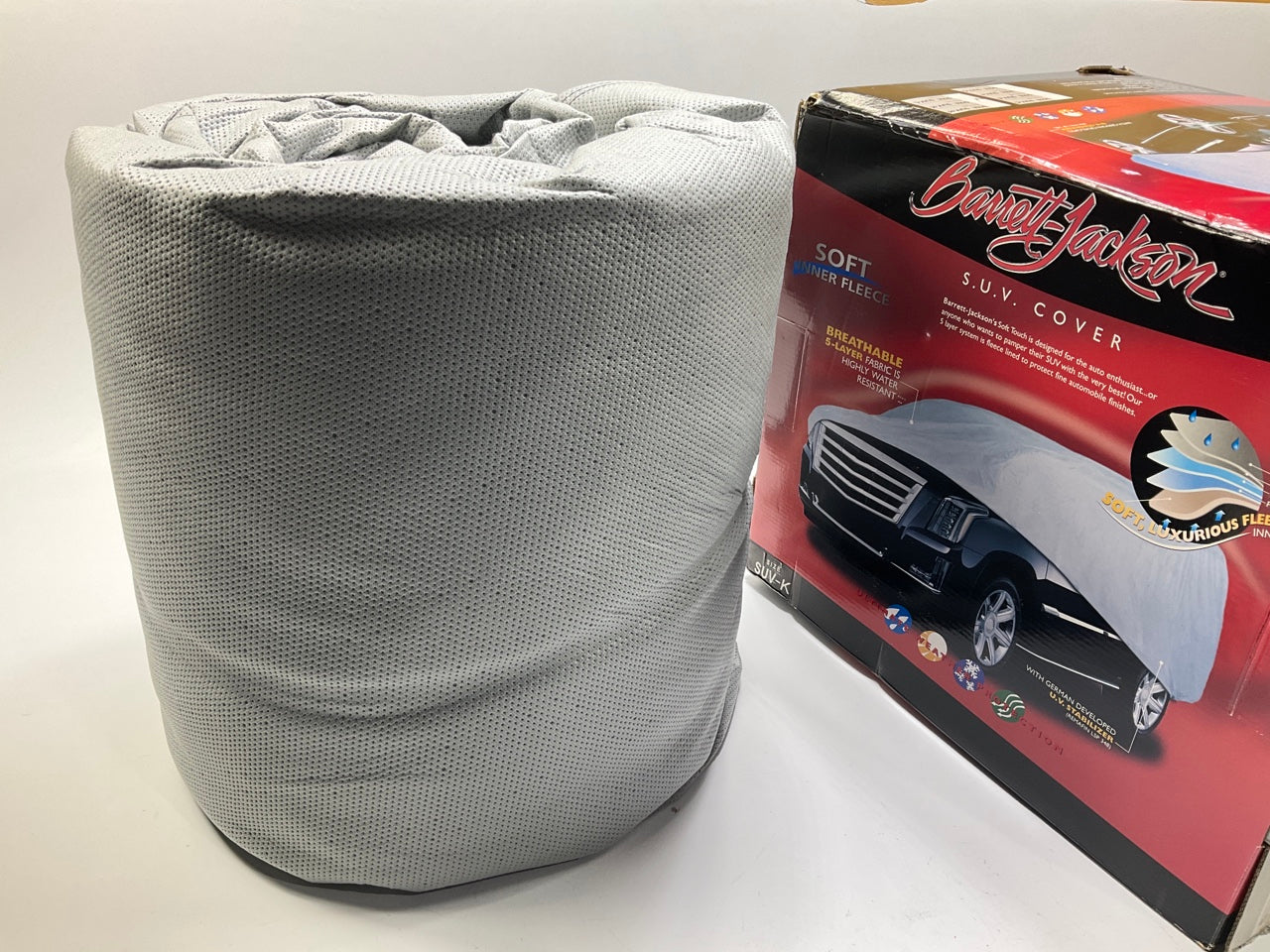 Barrett Jackson 34903 Premium 5-Layer SUV Car Cover - 15'2'' L X 6'3'' W X 5'8'' H