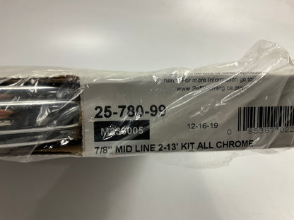 Cowles 25-780-99 7/8'' Chrome Moulding Trim Strip Kit - 13 Feet X 2 Strips