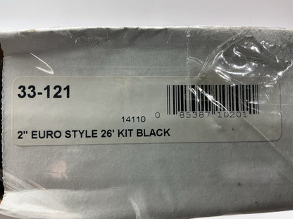 Cowles 33-121 Black European Style Body Side Molding Trim 2'' X 26' Moulding Kit