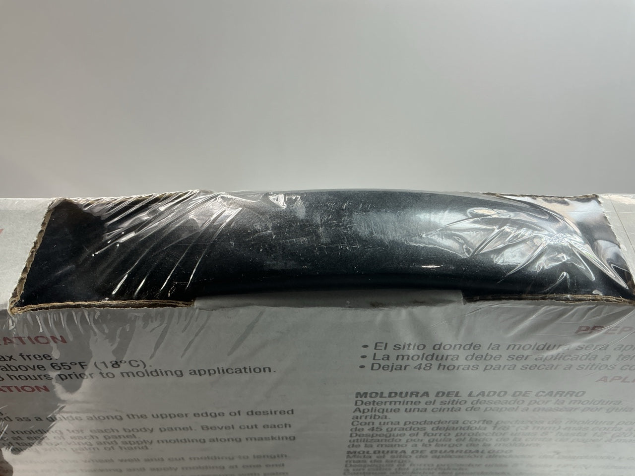 Cowles 33-312-01 24 Feet Matte Black European Style Body Side Molding Moulding