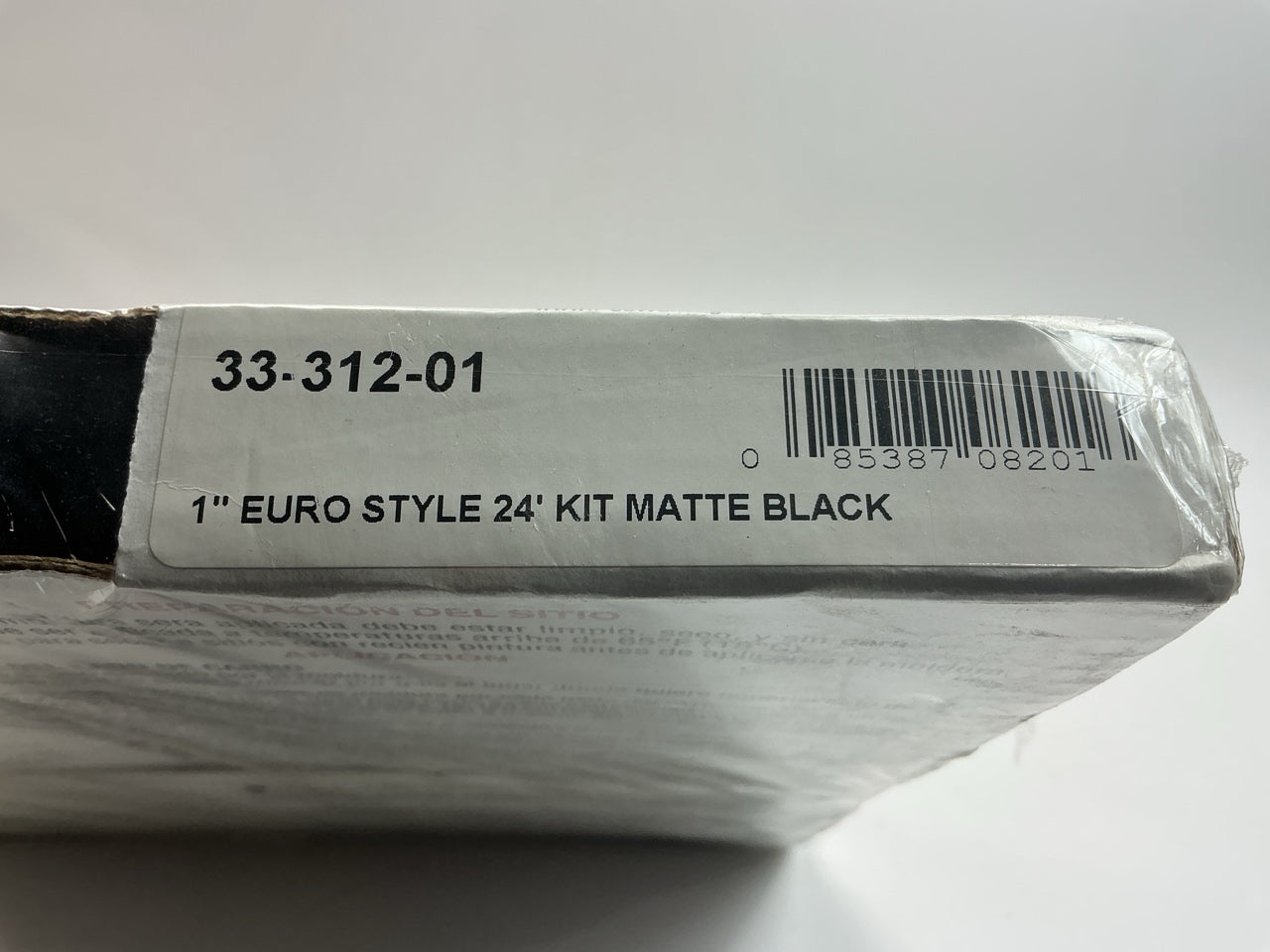 Cowles 33-312-01 24 Feet Matte Black European Style Body Side Molding Moulding
