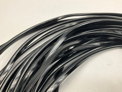 Cowles 39-211 5/16'' Wide Black Door Edge Guard Molding Trim ''U'' Shape, 50 Feet