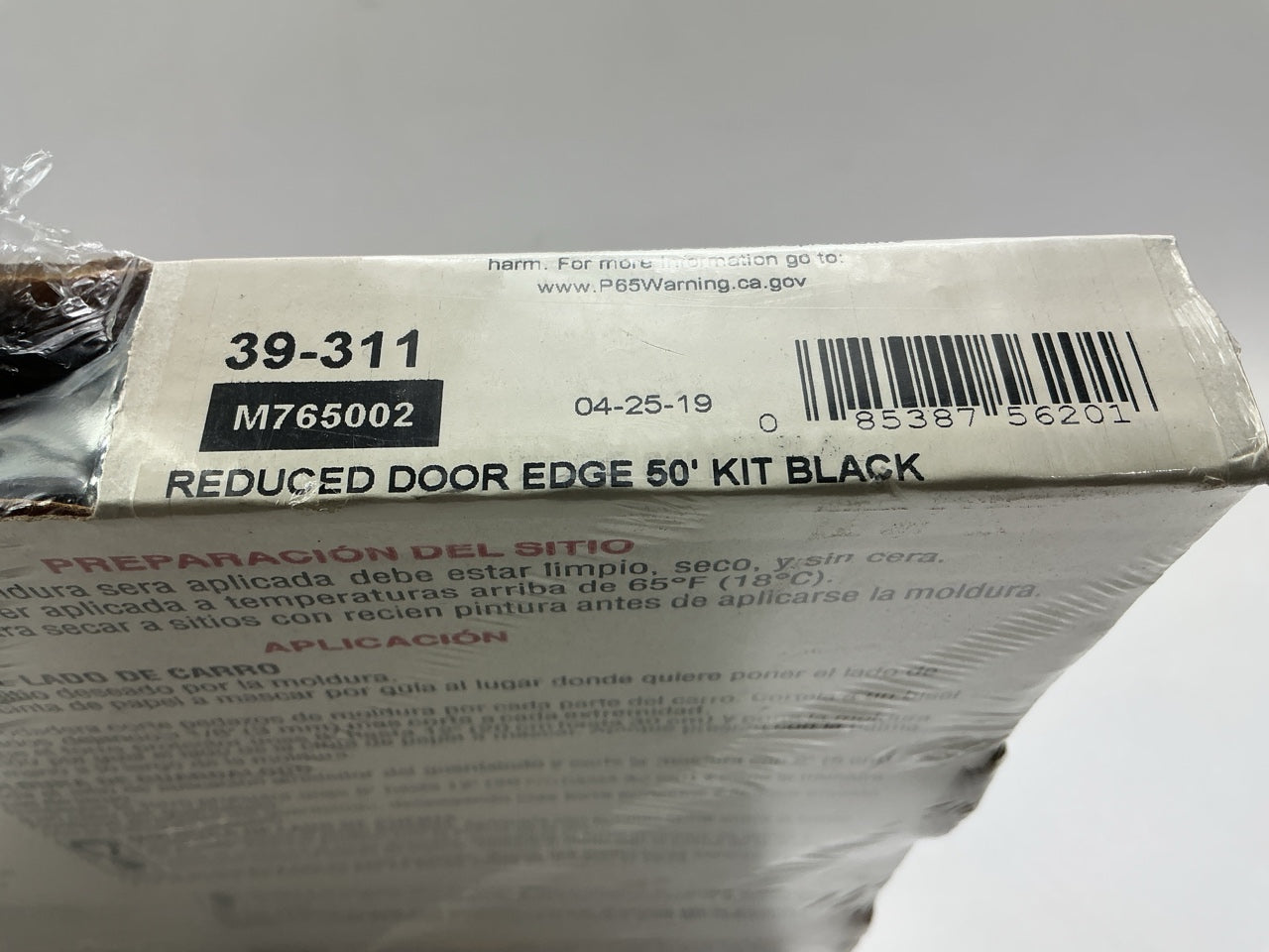 Cowles 39-311 Reduced Size Door Edge Moulding Molding Trim Guard Black 50 Feet