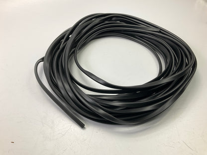 Cowles 39411 3/8'' Black ''U'' Channel Truck Edge Moulding Strip Trim Guard 50' Kit