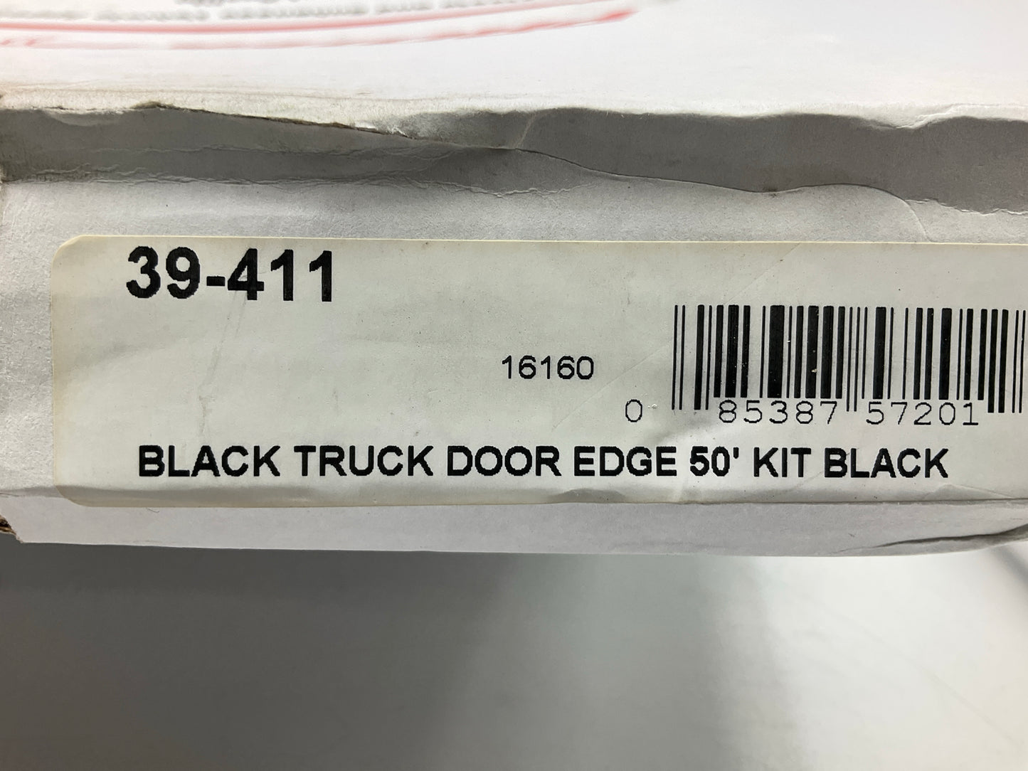 Cowles 39411 3/8'' Black ''U'' Channel Truck Edge Moulding Strip Trim Guard 50' Kit