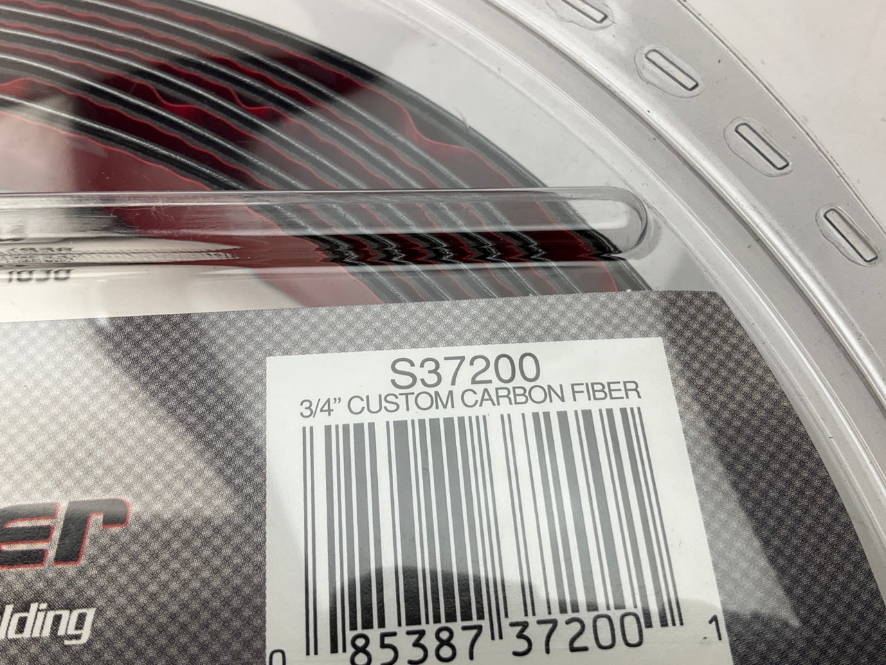 Cowles S37200 Flexible Interior / Exterior Carbon Fiber Style Molding 3/4'' X 12'