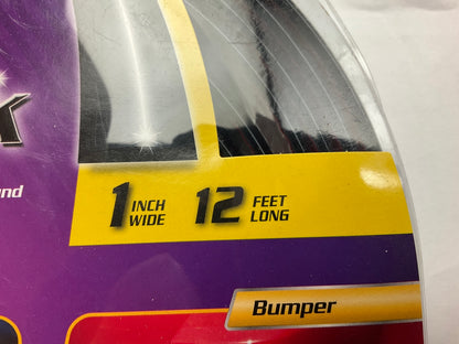 Cowles S37201 Universal Flexible Pro-Black Bumper & Wheel Well Molding 1'' X 12'