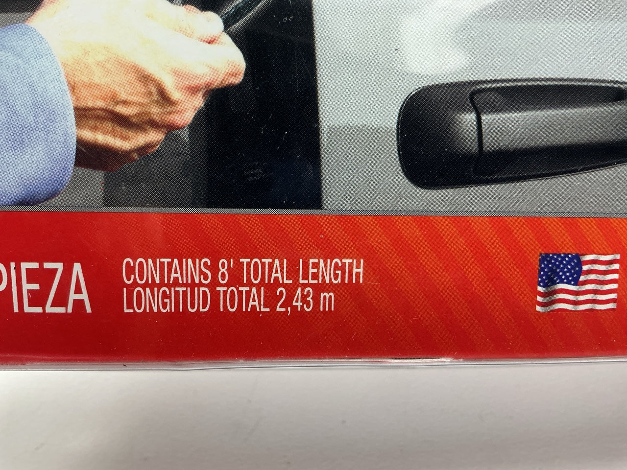 Cowles S37202 Custom Carbon Fiber Style Truck/SUV Door Edge Guard Trim, 8 Feet